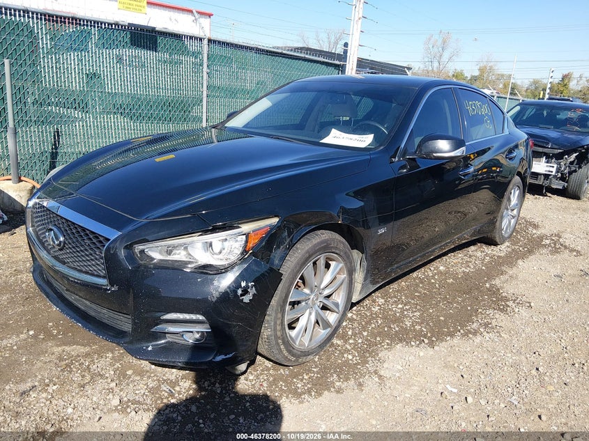 Vin: jn1ev7ar1gm341314, lot: 46878546, infiniti q50 3.0t premium 20162