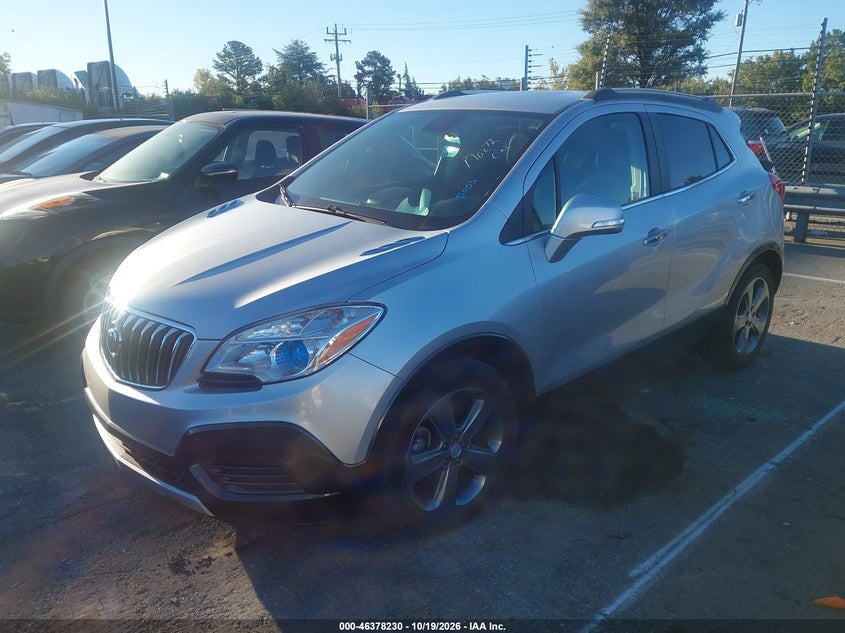 Vin: kl4cjasb0eb586719, lot: 46878576, buick encore 20142