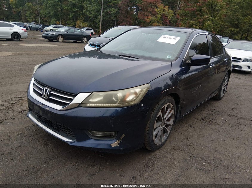 2013 Honda Accord Sport, Left Side, IAAI, VIN 1HGCR2F5XDA243723 — photo 2