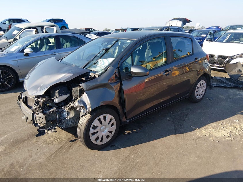 2017 Toyota Yaris L, Удар спереди, IAAI, VIN VNKKTUD36HA072748 — фото 2