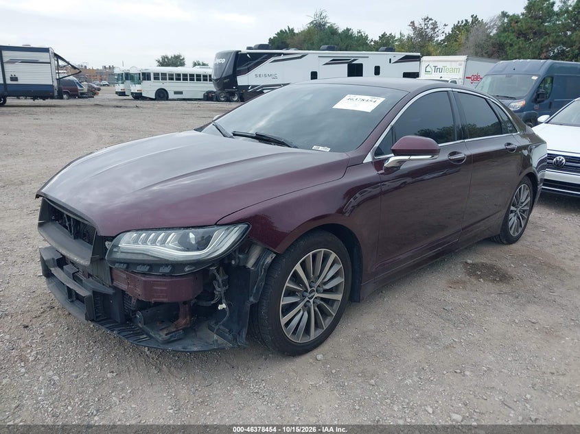 Vin: 3ln6l5d94jr613632, lot: 46878800, lincoln mkz select 20182