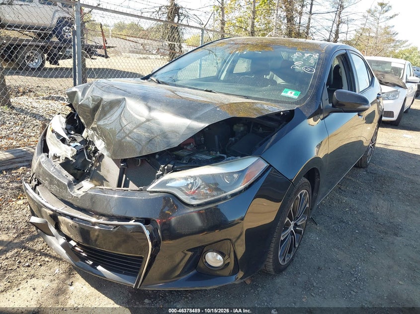 2016 Toyota Corolla S Plus, Front End, IAAI, VIN 2T1BURHE0GC656653 — photo 2