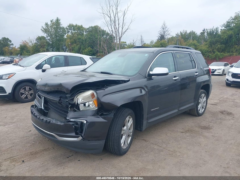 2016 GMC Terrain Sle-2, Удар спереди, IAAI, VIN 2GKALNEK9G6259997 — фото 2