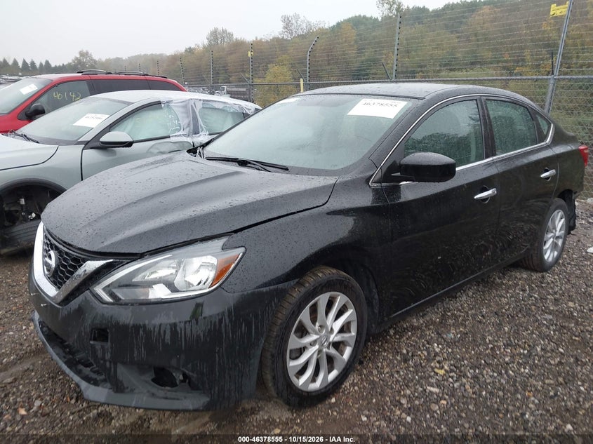 2019 Nissan Sentra Sv, Right Rear, IAAI, VIN 3N1AB7AP5KY378815 — photo 2