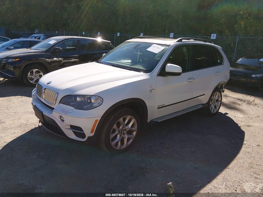 2013 BMW X5 xDrive35I/xDrive35I Premium/xDrive35I Sport Activity, Rear, IAAI, VIN 5UXZV4C57D0G55688 — photo 2