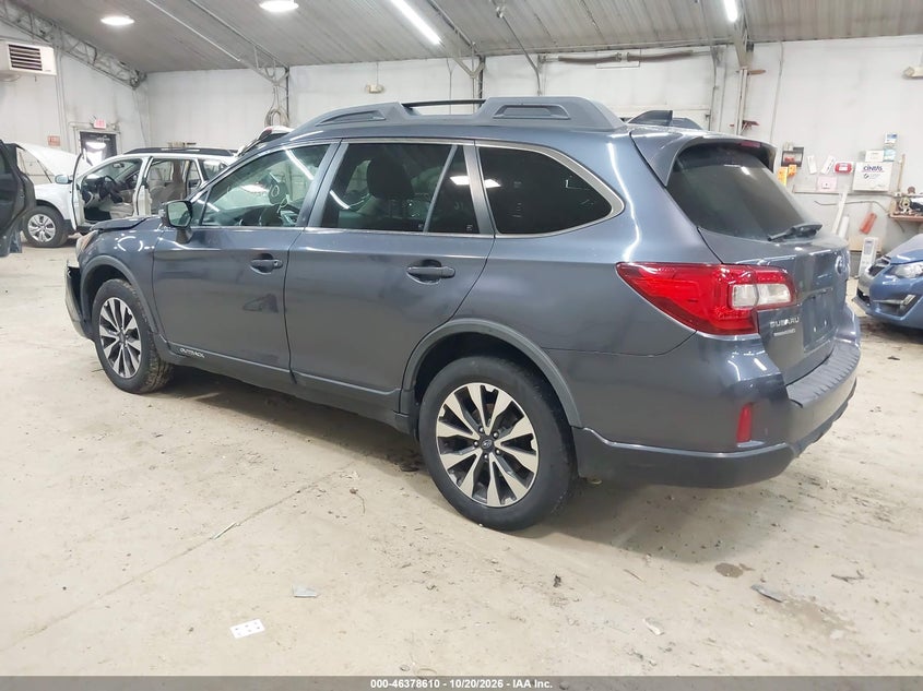 Vin: 4s4bsanc7g3303681, lot: 46878956, subaru outback 2.5i limited 20163