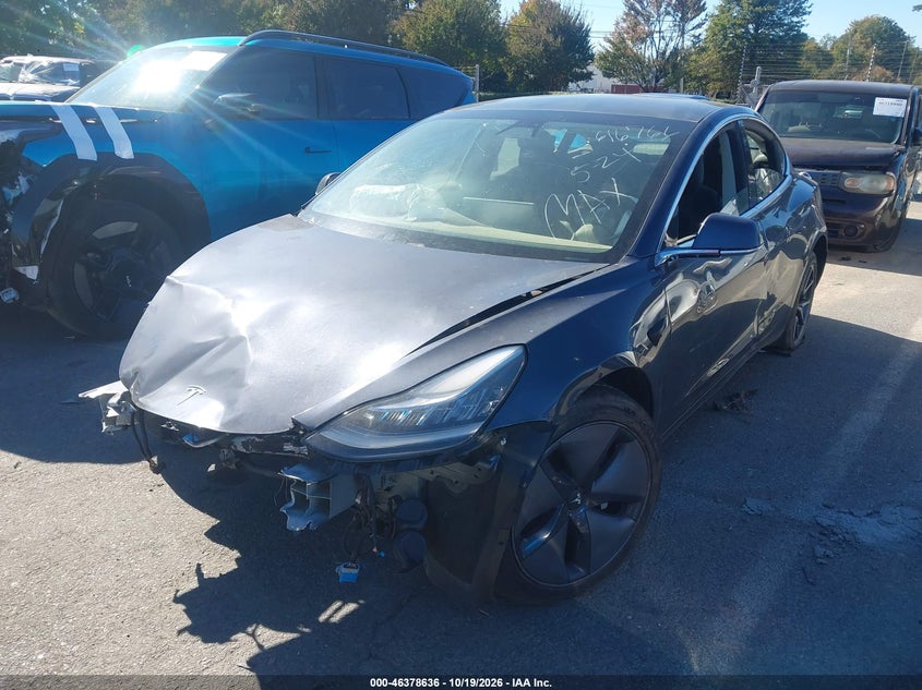 Vin: 5yj3e1eb7lf616766, lot: 46878982, tesla model 3 20202