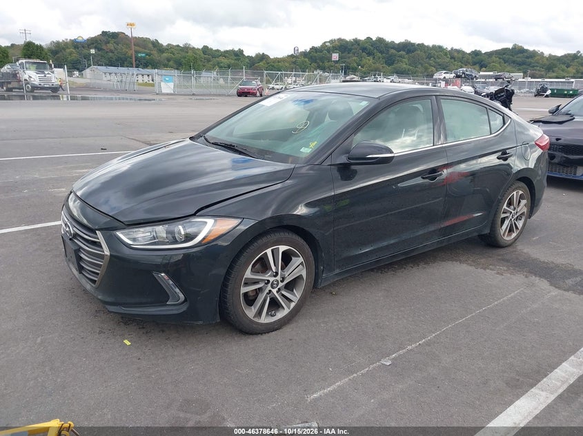 2018 Hyundai Elantra Limited, Удар сзади, IAAI, VIN KMHD84LF8JU576345 — фото 2