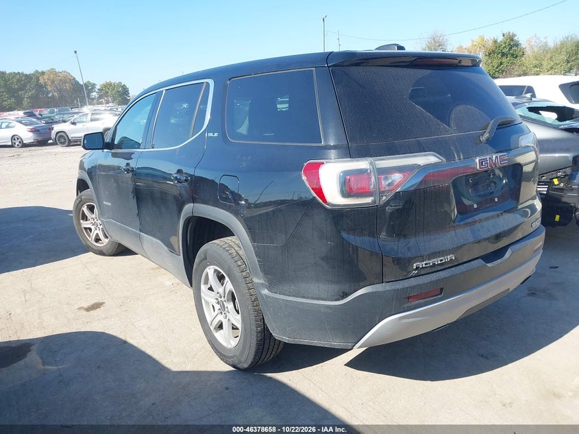 Vin: 1gkknkla7kz248999, lot: 46879004, gmc acadia sle-1 20193