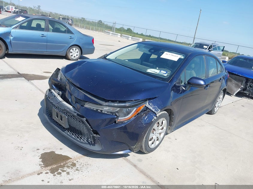 Vin: jtdeprae1lj114930, lot: 46879007, toyota corolla le 20202
