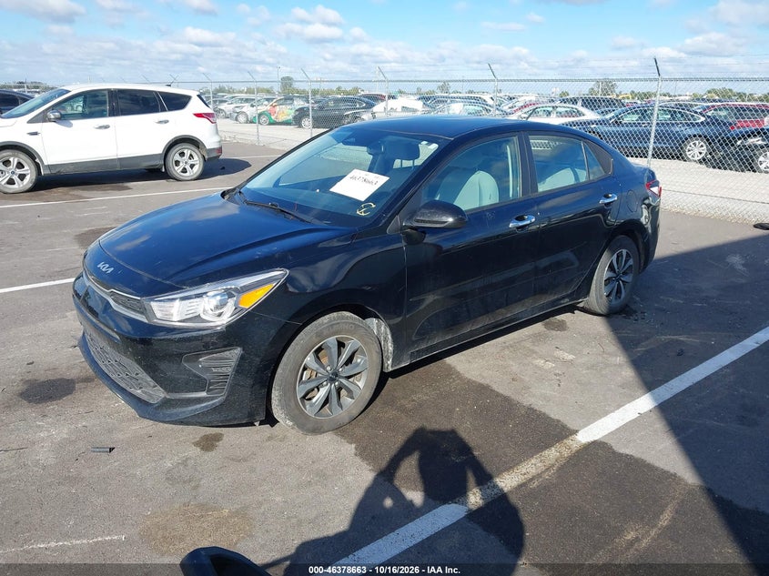 2023 Kia Rio S, Rear, IAAI, VIN 3KPA24AD1PE531703 — photo 2