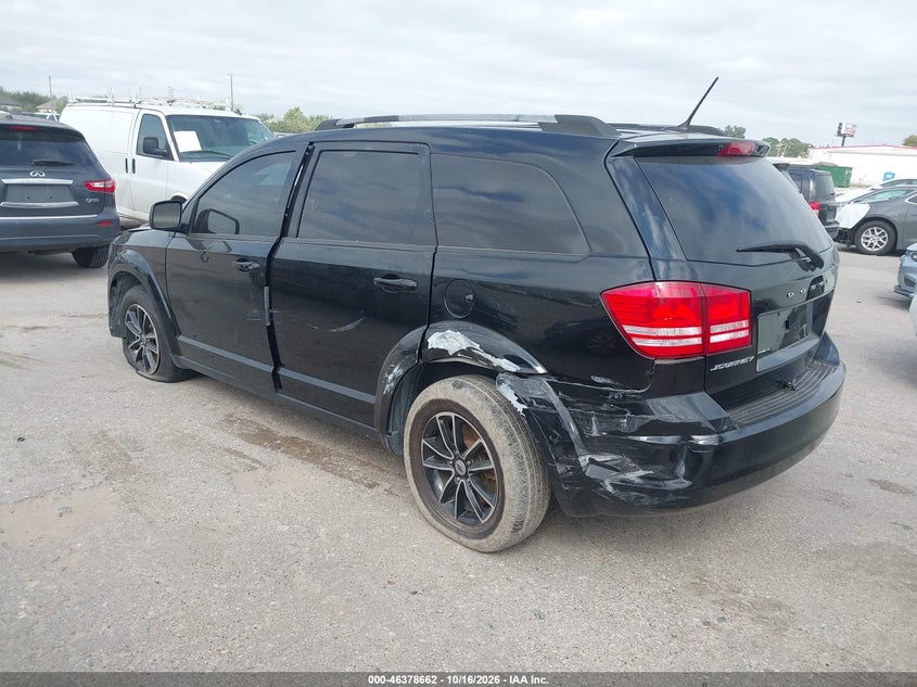 Vin: 3c4pdcab3jt275788, lot: 46879009, dodge journey se 20183