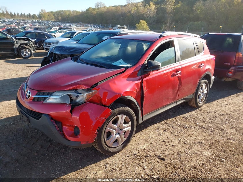 Vin: 2t3bfrev7ew218374, lot: 46879013, toyota rav4 le 20142