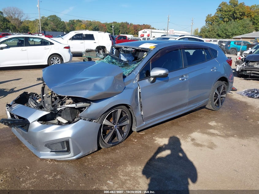 2019 Subaru Impreza 2.0I Sport, Right Side, IAAI, VIN 4S3GTAM66K3727087 — photo 2