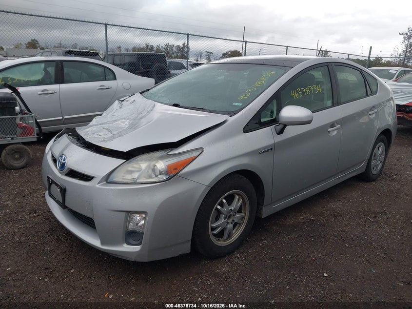 Vin: jtdkn3du6b0324954, lot: 46879080, toyota prius four 20112