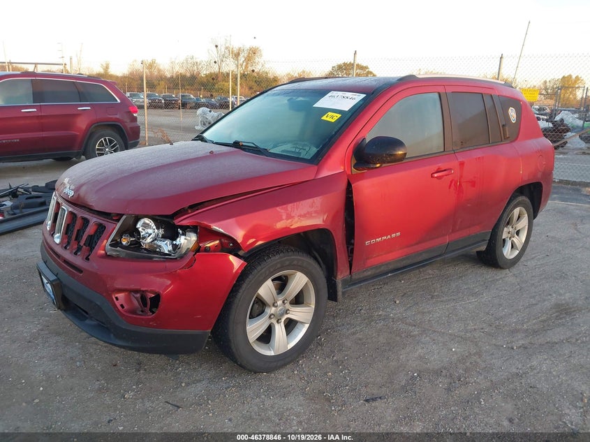Vin: 1c4njdbbxhd106906, lot: 46879192, jeep compass sport 4x4 20172
