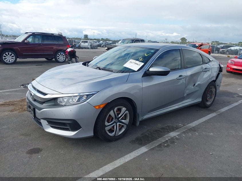 Vin: 19xfc2f57ge048922, lot: 46879209, honda civic lx 20162