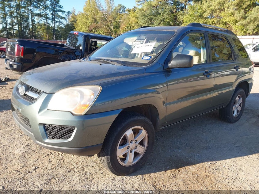 2009 Kia Sportage Lx V6, Обычный износ, IAAI, VIN KNDJF723X97613685 — фото 2