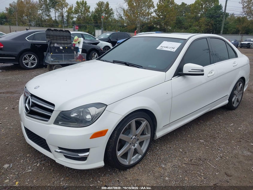 Vin: wddgf8ab0ea962334, lot: 46879285, mercedes-benz c 300 sport 4matic 20142