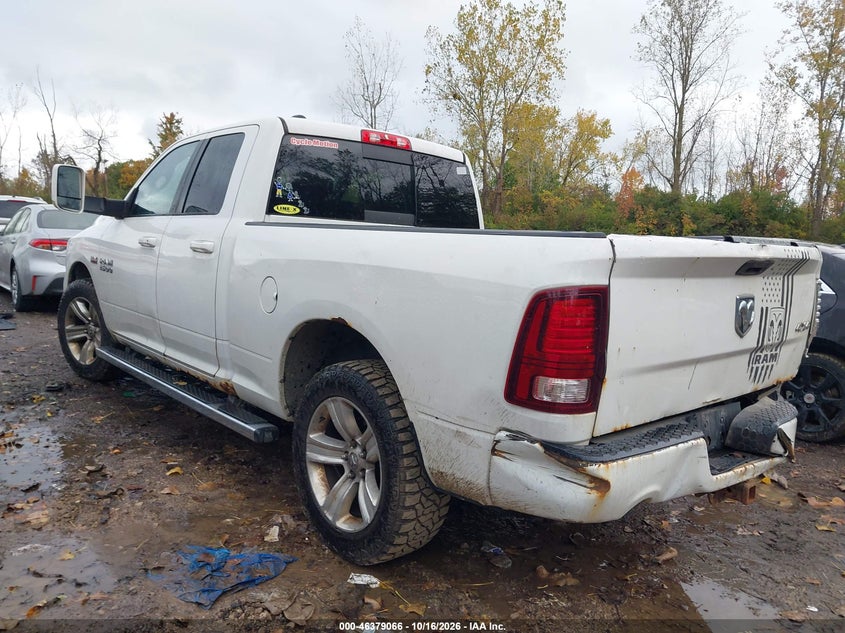 Vin: 1c6rr7ht1es104455, lot: 46879412, ram 1500 sport 20143