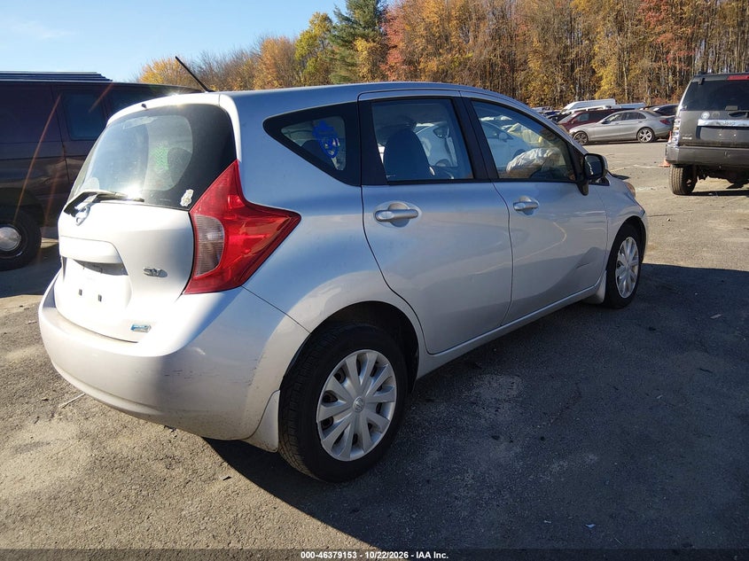 Vin: 3n1ce2cp8el437907, lot: 46879499, nissan versa note s/s plus/sv/sl 20144