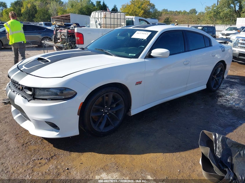Vin: 2c3cdxgj3kh650775, lot: 46879559, dodge charger scat pack rwd 20192