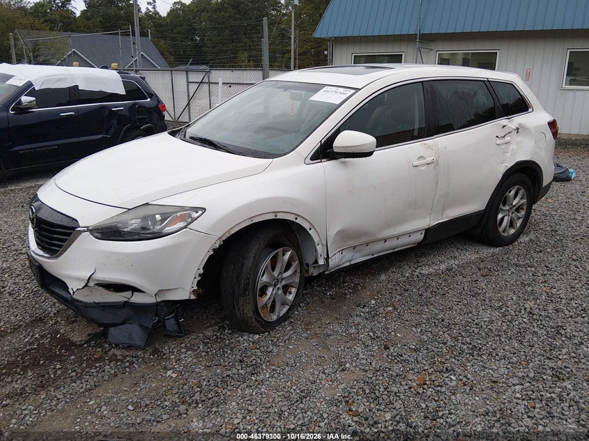 2014 Mazda Cx-9 Touring, Left Front, IAAI, VIN JM3TB3CV3E0442558 — photo 2