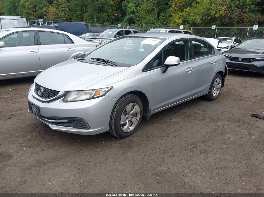 Vin: 2hgfb2f56dh574110, lot: 46879662, honda civic lx 20132