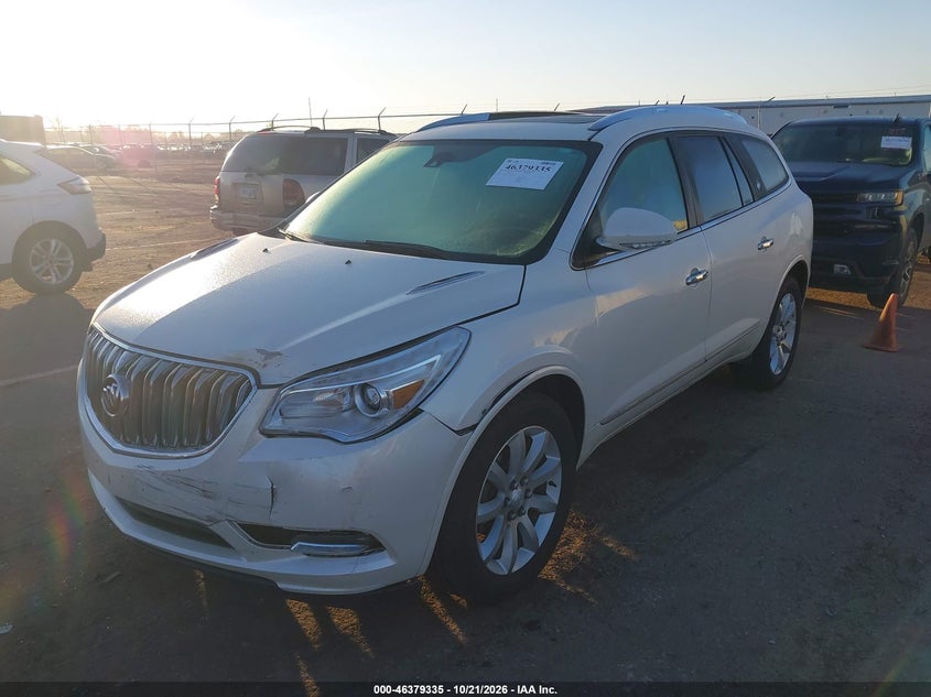Vin: 5gakvckd2fj243745, lot: 46879681, buick enclave premium 20152