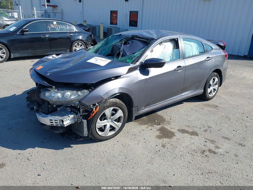 Vin: 2hgfc2f5xgh515854, lot: 46879703, honda civic lx 20162