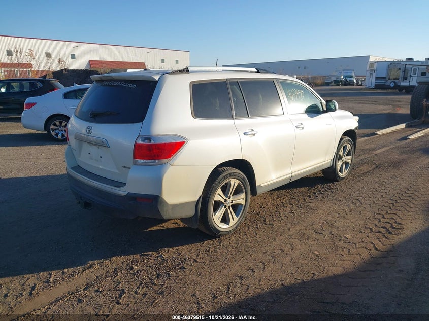 Vin: 5tddk3eh1cs108785, lot: 46879861, toyota highlander limited v6 20124