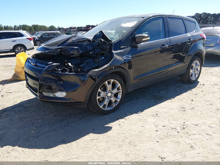 2013 Ford Escape Sel, Удар спереди, IAAI, VIN 1FMCU0HX7DUC30924 — фото 2