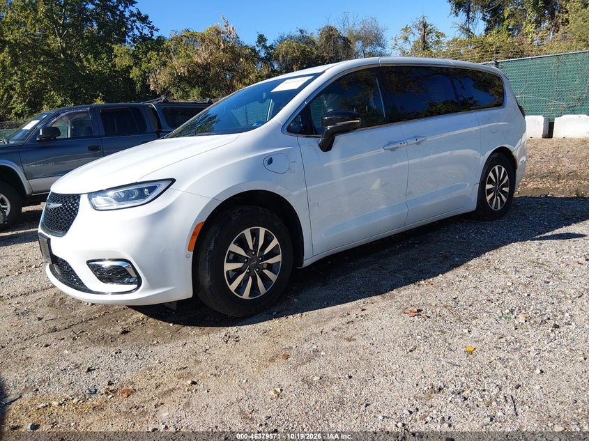 Vin: 2c4rc1s77sr563103, lot: 46879917, chrysler pacifica hybrid select 20252