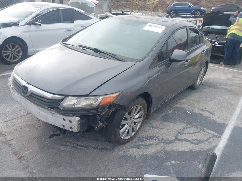 Vin: 2hgfb2f98ch548108, lot: 46879992, honda civic ex-l 20122