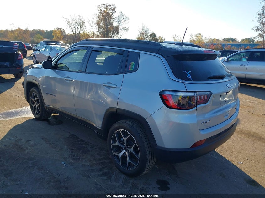 Vin: 3c4njdcn3st534469, lot: 46879995, jeep compass limited 4x4 20253