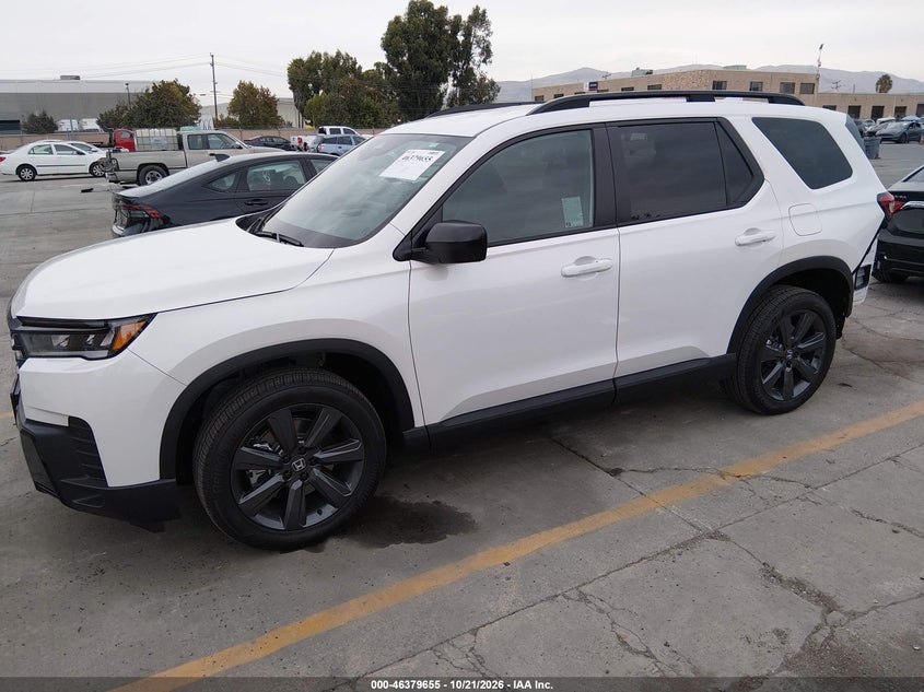 Vin: 5fnyg2h34tb012246, lot: 46880001, honda pilot sport 20262