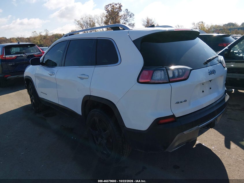 Vin: 1c4pjmdx6kd427320, lot: 46880026, jeep cherokee limited 4x4 20193