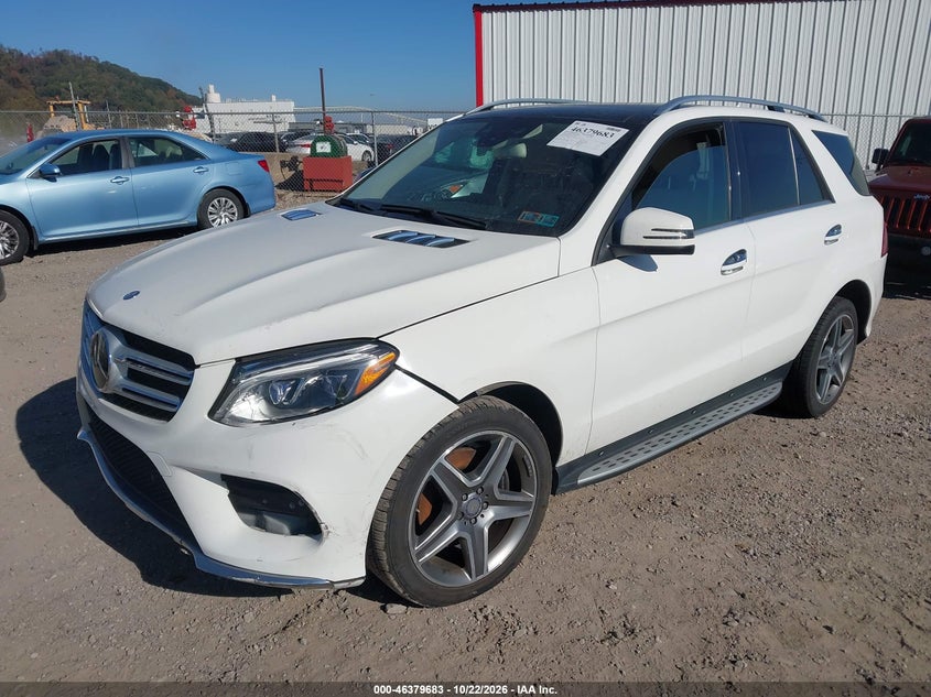 Vin: 4jgda5gb6ga752563, lot: 46880029, mercedes-benz gle 400 4matic 20162