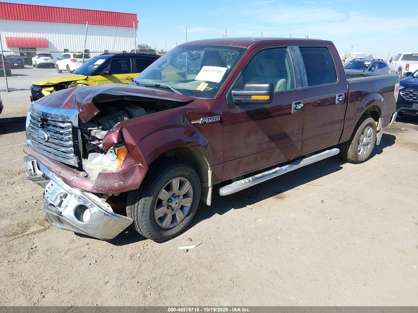 Vin: 1ftew1c89afb96904, lot: 46880064, ford f-150 xlt 20102