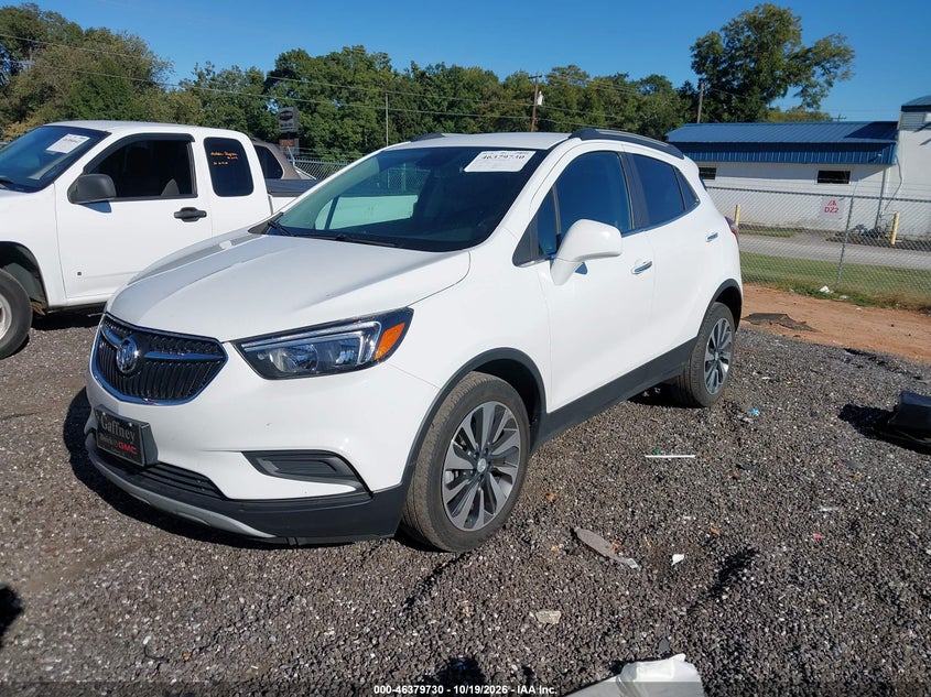 Vin: kl4cjasb2mb356789, lot: 46880075, buick encore fwd preferred 20212