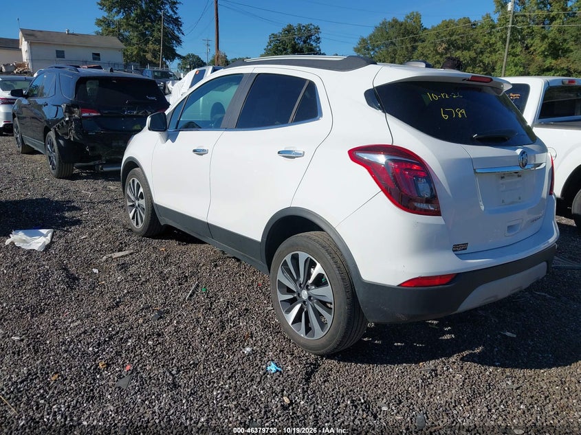 Vin: kl4cjasb2mb356789, lot: 46880075, buick encore fwd preferred 20213