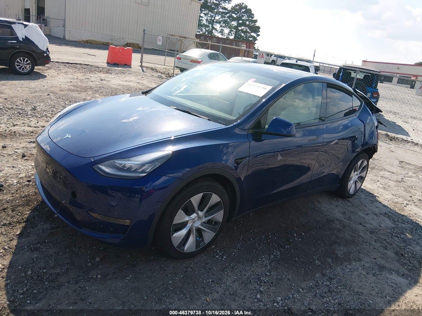 Vin: 5yjygaee1mf179536, lot: 46880084, tesla model y long range dual motor all-wheel drive 20212