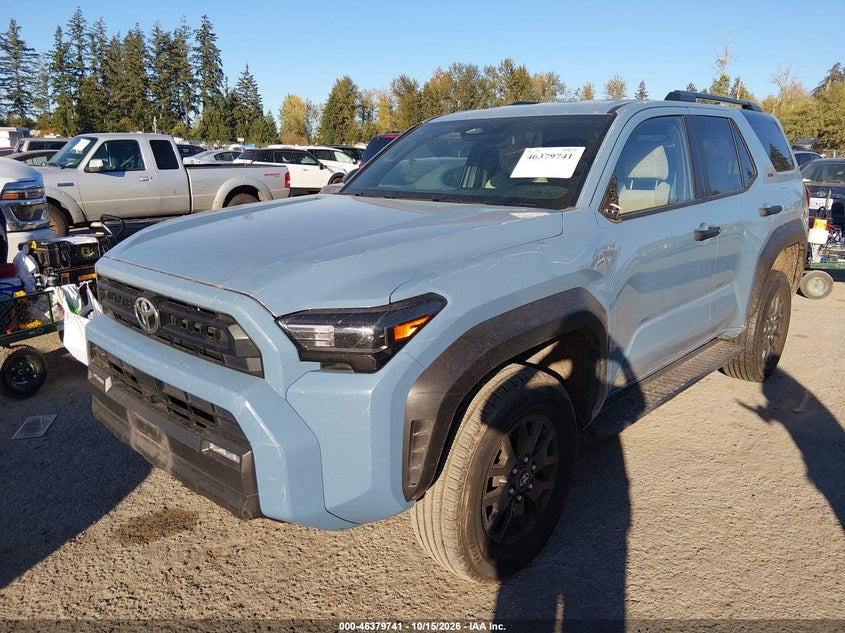 Vin: jteva5br5s5016529, lot: 46880087, toyota 4runner sr5 20252