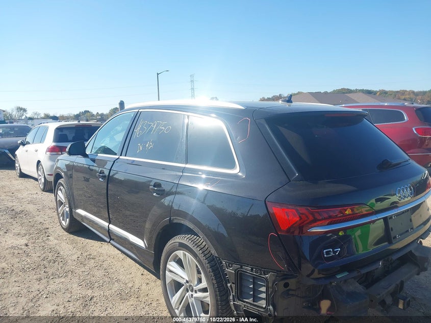 Vin: wa1ljaf70md024473, lot: 46880096, audi q7 premium plus 45 tfsi quattro tiptronic 20213