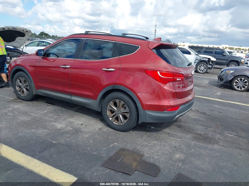 Vin: 5xyzu3lb6eg218875, lot: 46880135, hyundai santa fe sport 2.4l 20143