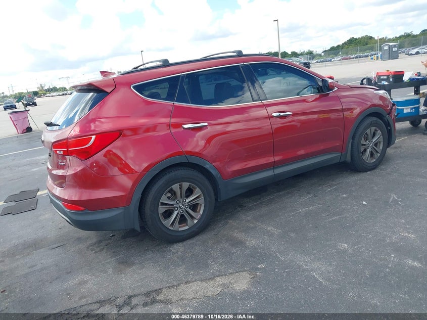 Vin: 5xyzu3lb6eg218875, lot: 46880135, hyundai santa fe sport 2.4l 20144
