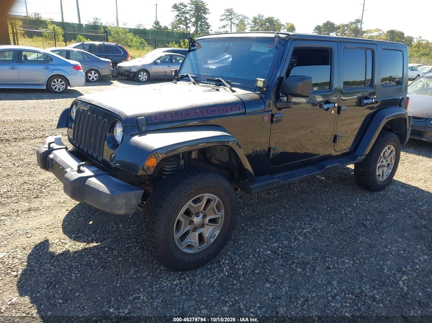 2016 Jeep Wrangler Unlimited Rubicon, Обычный износ, IAAI, VIN 1C4BJWFG7GL205952 — фото 2