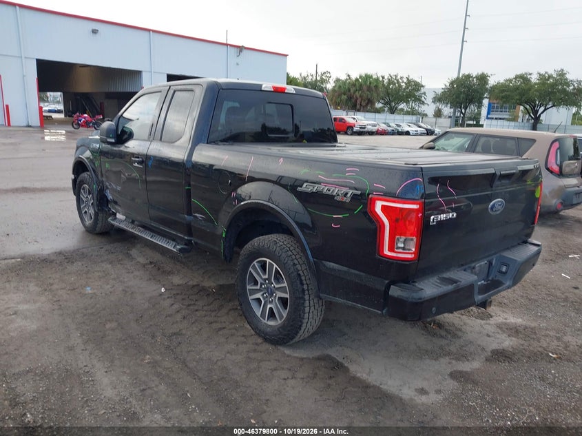 Vin: 1ftex1ep4hfc12812, lot: 46880146, ford f-150 xlt 20173