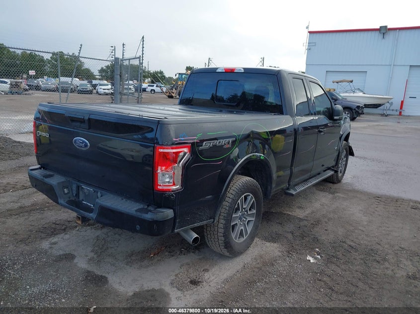 Vin: 1ftex1ep4hfc12812, lot: 46880146, ford f-150 xlt 20174