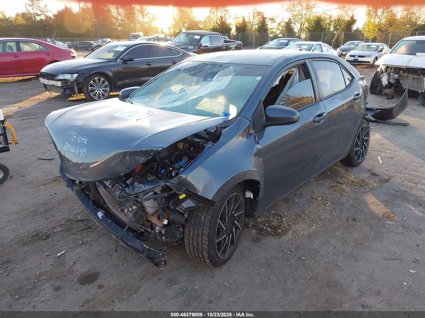 Vin: 2t1burhe5kc242549, lot: 46880155, toyota corolla le 20192